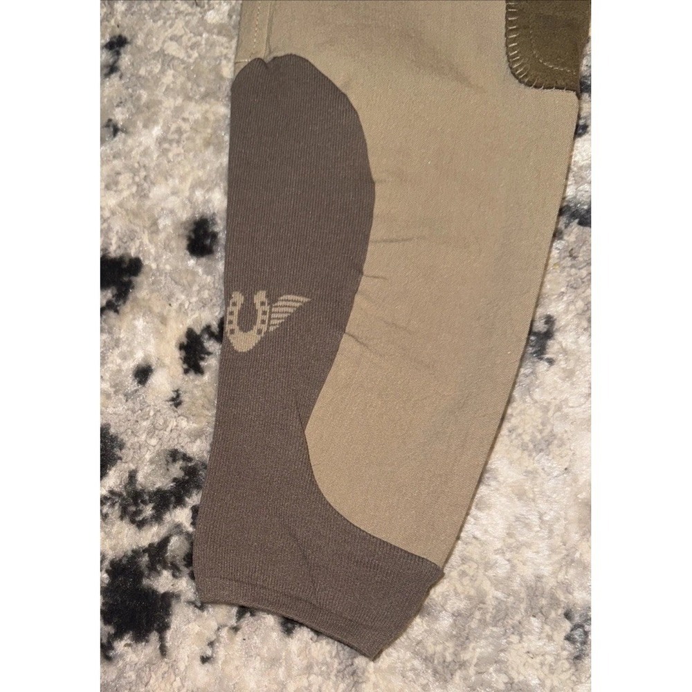 Tuffrider Sydney Womens Sz 28 Tan Beige Breeches Riding Pants Equestrian - Picture 2 of 6